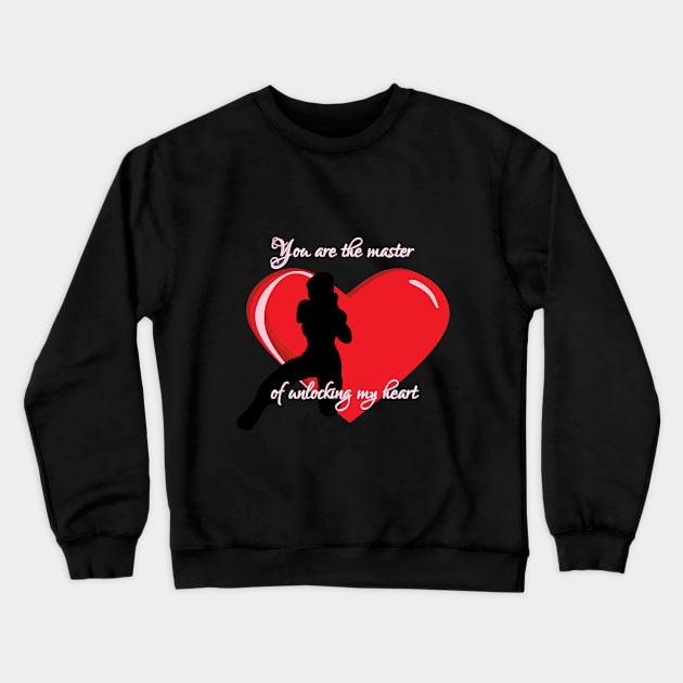 Unlock Heart Crewneck Sweatshirt by 9teen